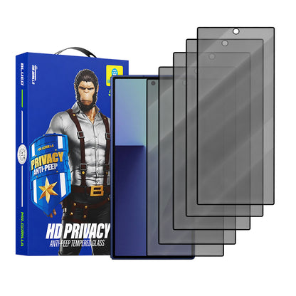 Zaštitna folija za spoljašnji ekran Privacy Blueo Anti-Peep za Samsung Galaxy Z Fold8 Ultra F971, Kaljeno staklo, Full Glue, Set od 5 komada