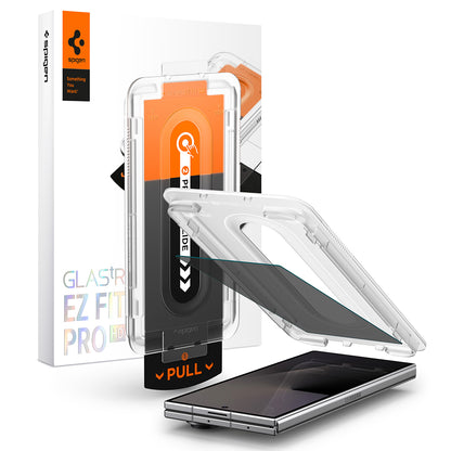 Zaštitna folija za spoljašnji ekran Privacy Spigen GlastR EZ FIT Pro HD za Samsung Galaxy Z Fold8 Ultra F976, Kaljeno staklo, Full Glue