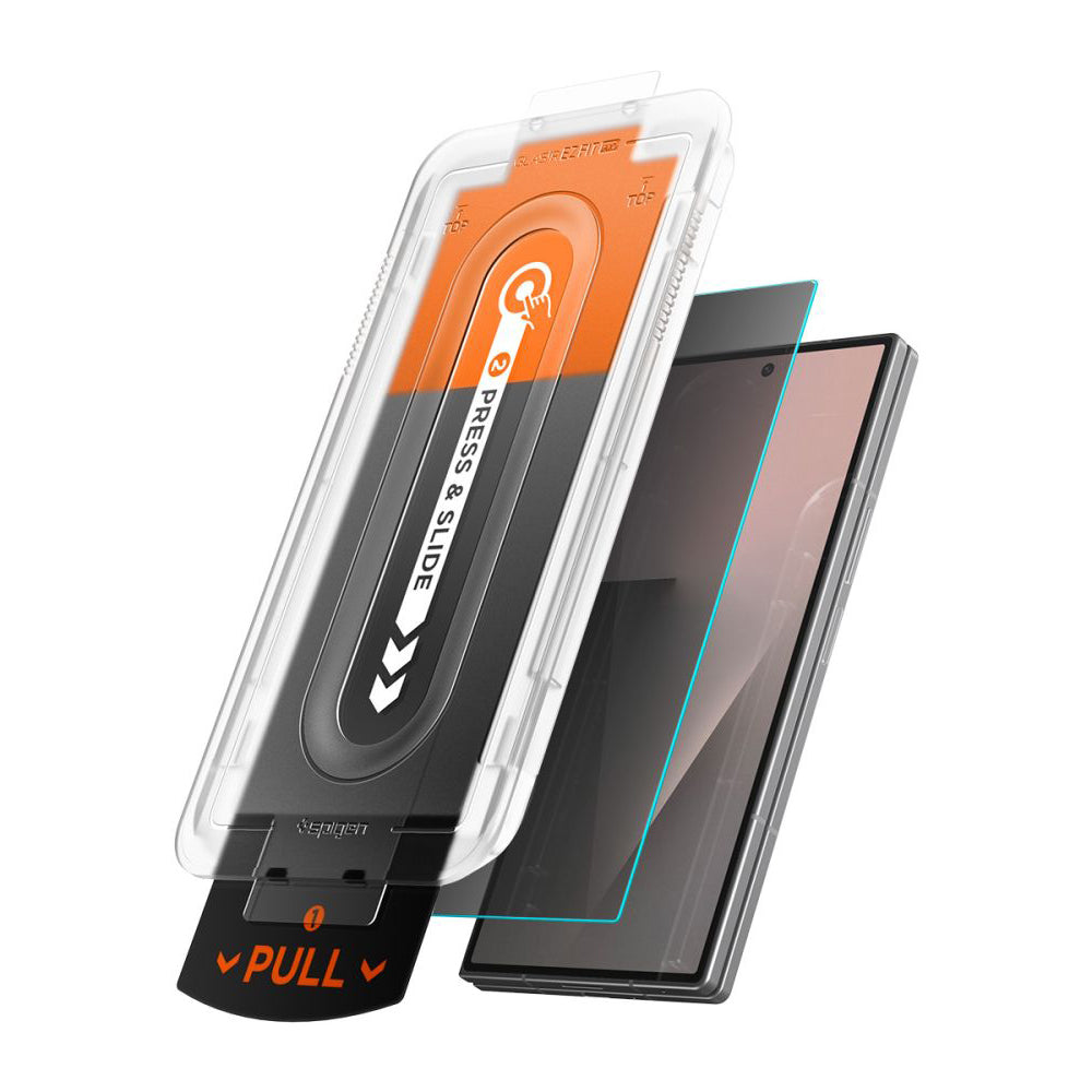 Zaštitna folija za spoljašnji ekran Privacy Spigen GlastR EZ FIT Pro HD za Samsung Galaxy Z Fold8 Ultra F976, Kaljeno staklo, Full Glue, Set od 2 komada