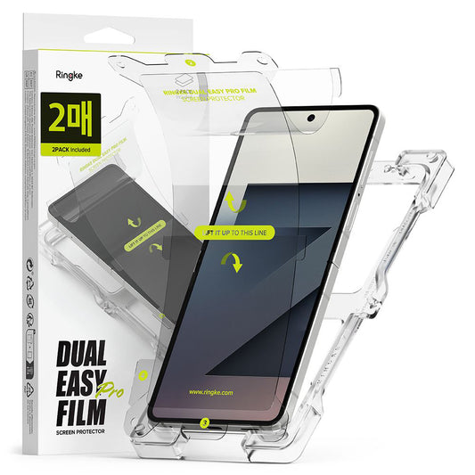 Zaštitna folija za unutrašnji ekran Ringke Dual Easy Pro za Samsung Galaxy Z Flip7 F766, Plastika, Set od 2 komada