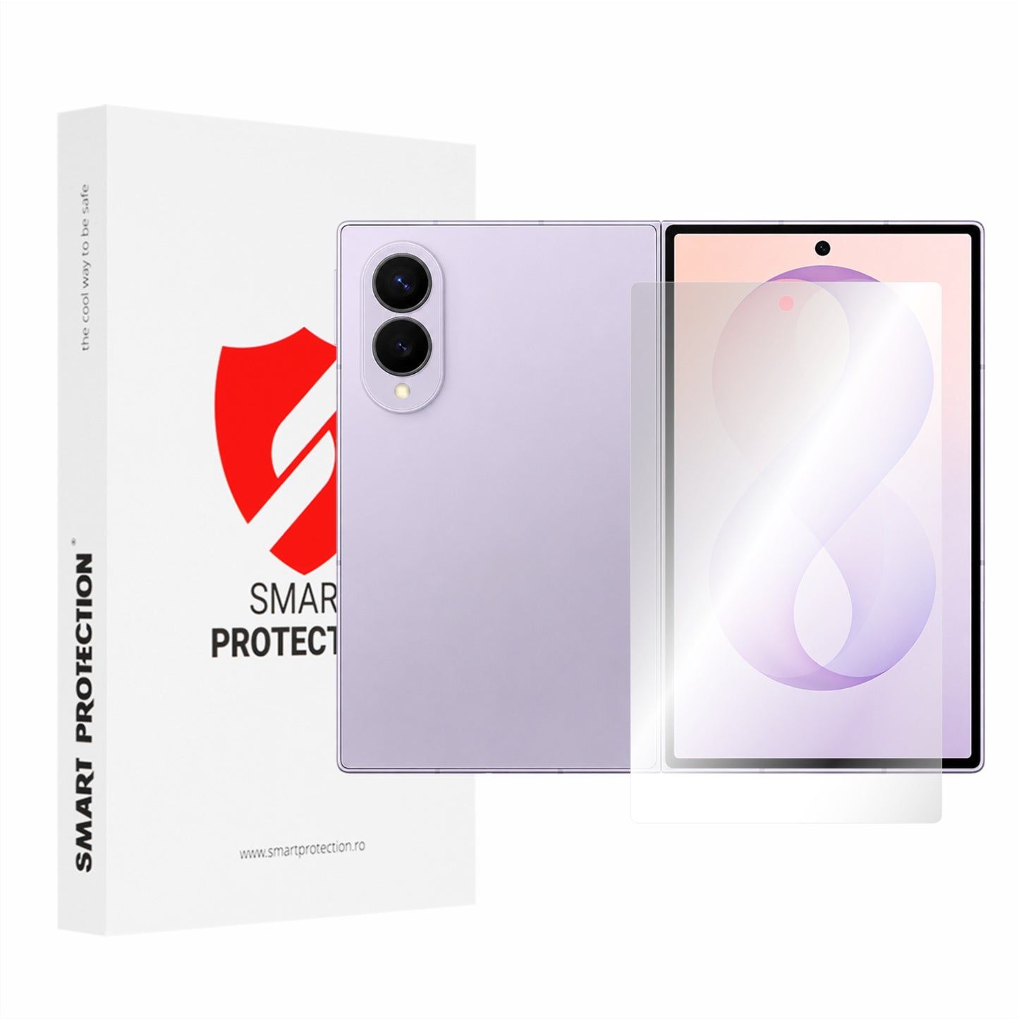 Zaštitna folija za spoljni ekran Smart Protection Premium Classic za Samsung Galaxy Z Fold8 F971, Plastika, Set od 2 komada