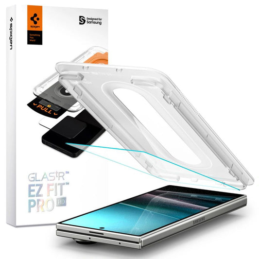 Folija za zaštitu Spoljnog Ekrana Spigen GlastR EZ FIT Pro HD za Samsung Galaxy Z Fold7 F966, Kaljeno Staklo, Full Glue AGL09580