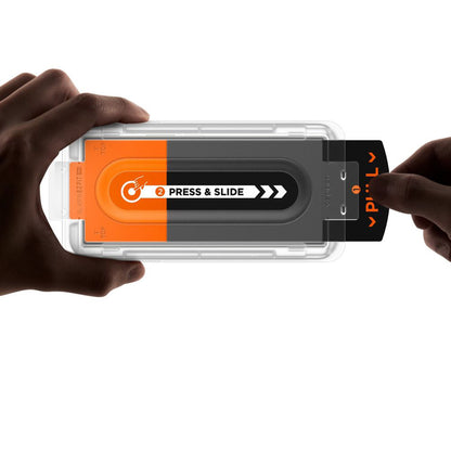 Folija za zaštitu Spoljnog Ekrana Spigen GlastR EZ FIT Pro HD za Samsung Galaxy Z Fold7 F966, Kaljeno Staklo, Full Glue, Set 2 komada AGL09579