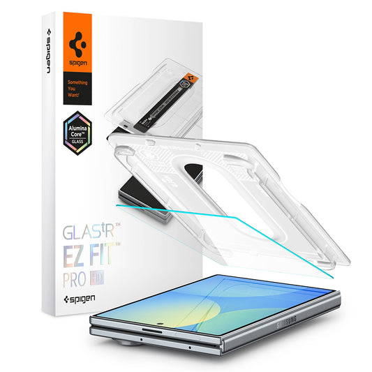 Zaštitna folija za Spoljašnji Ekran Spigen GlastR EZ FIT Pro HD za Samsung Galaxy Z Fold8 F971, Kaljeno Staklo, Full Glue AGL11942