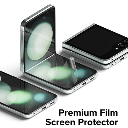Folija za zaštitu unutrašnjeg ekrana Ringke Dual Easy za Samsung Galaxy Z Flip5 F731, Plastika, Set od 2 komada