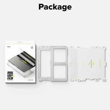 Zaštitna folija za unutrašnji ekran Ringke Dual Easy Pro za Samsung Galaxy Z Fold7 F966, Plastika, Set od 2 komada