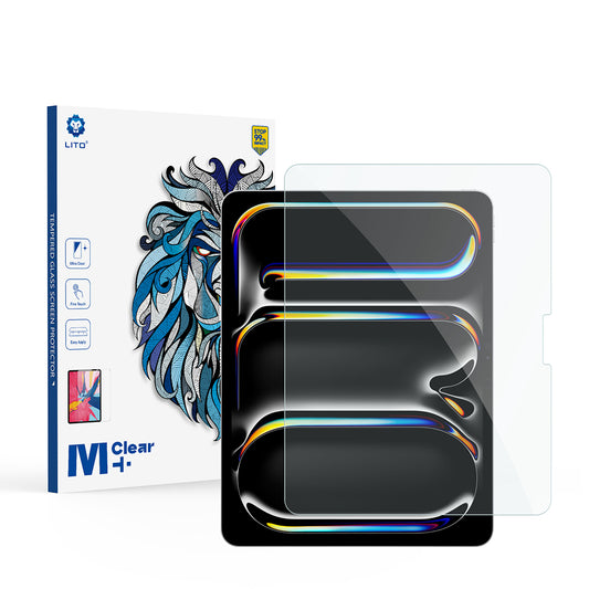 Zaštitna folija za ekran Lito Classic za Apple iPad Air 13 (2026) / Pro 13 (2025), Kaljeno staklo, Full Glue, 2.5D