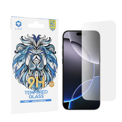 Zaštitna folija za ekran Lito Classic za Apple iPhone 16 Pro Max, Kaljeno staklo, Full Glue, 2.5D