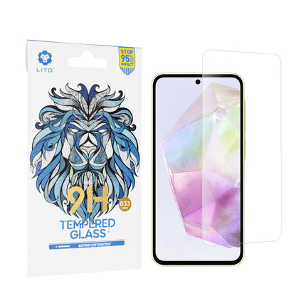 Zaštitna folija za ekran Lito Classic za Samsung Galaxy A55 5G A556 / A35 5G A356, Kaljeno staklo, Full Glue, 2.5D