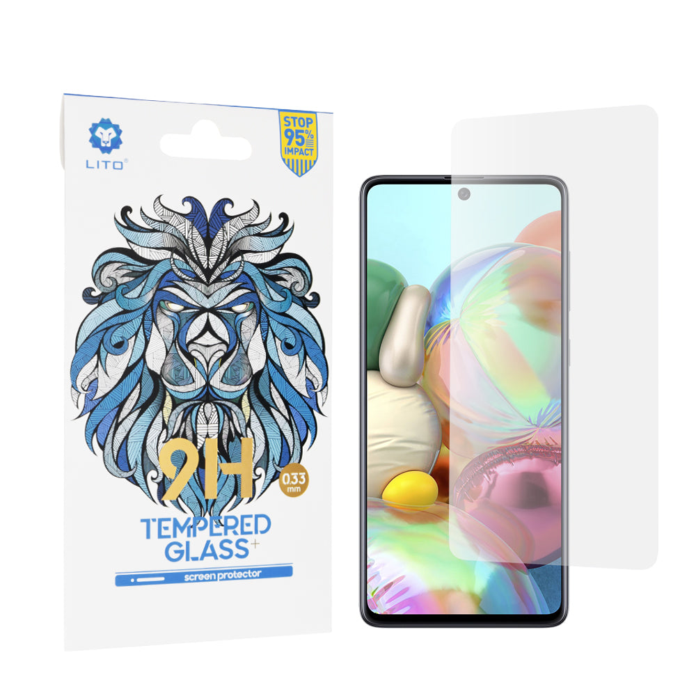 Zaštitna folija za ekran Lito Classic za Samsung Galaxy M51 M515 / A71 5G A716 / Note10 Lite N770 / A71 A715, Kaljeno staklo, Full Glue, 2.5D