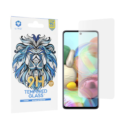 Zaštitna folija za ekran Lito Classic za Samsung Galaxy M51 M515 / A71 5G A716 / Note10 Lite N770 / A71 A715, Kaljeno staklo, Full Glue, 2.5D