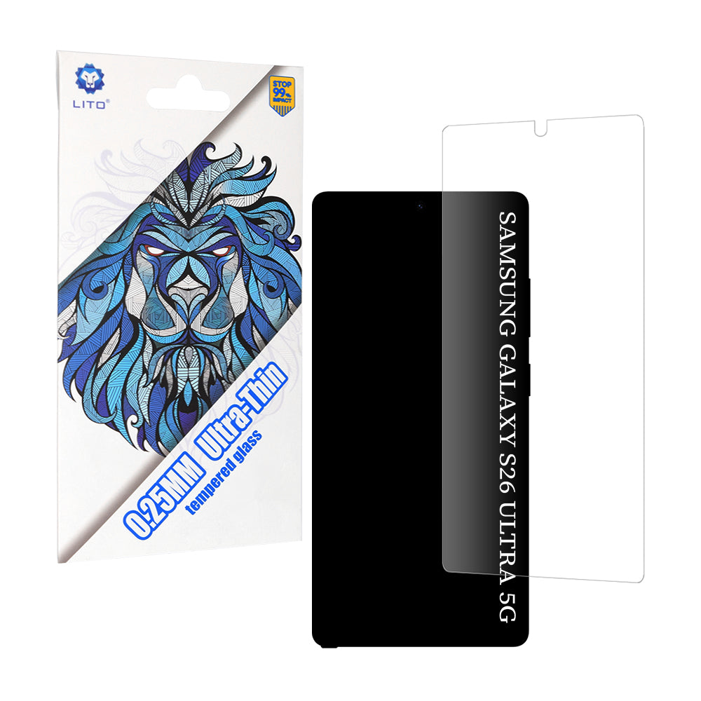 Zaštitna folija za ekran Lito Classic Ultra Thin za Samsung Galaxy S26 Ultra S948, Kaljeno staklo, Full Glue, 2.5D