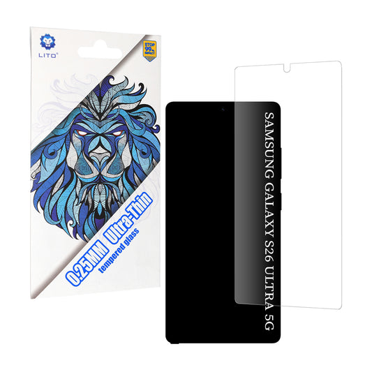 Zaštitna folija za ekran Lito Classic Ultra Thin za Samsung Galaxy S26 Ultra, Kaljeno staklo, Full Glue, 2.5D