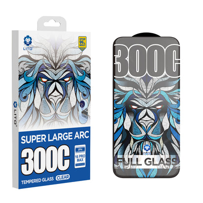 Zaštitna folija za ekran Lito D+ Max 300C za Apple iPhone 16 Pro Max, Kaljeno staklo, Full Glue