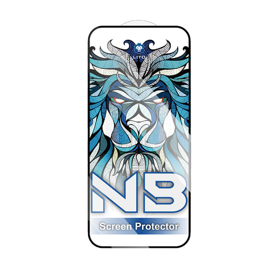 Zaštitna folija Lito NB za Apple iPhone 17 Air, Kaljeno staklo, Full Glue, Crna