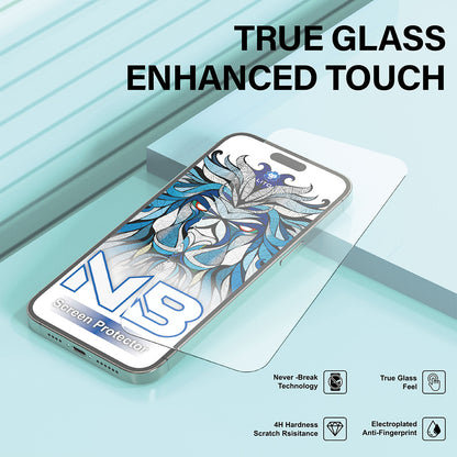 Zaštitna folija Lito NB za Apple iPhone 17 Air, Kaljeno staklo, Full Glue, Crna
