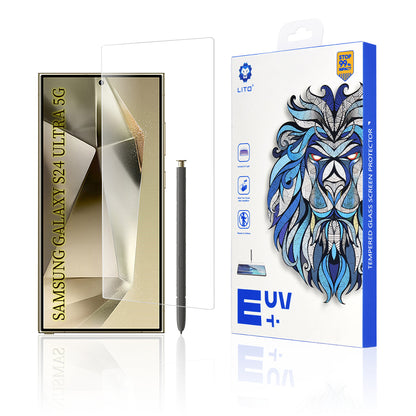 Zaštitna folija za ekran Lito za Samsung Galaxy S24 Ultra S928, Kaljeno staklo, UV lepak, 3D