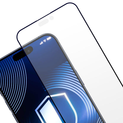 Folija za zaštitu ekrana Matte 3MK HardGlass Max za Apple iPhone 17 Pro Max, Kaljeno staklo, Full Glue, Crna