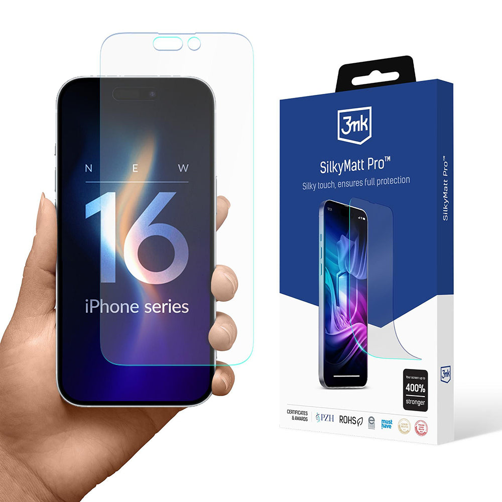 Zaštitna folija za ekran Matte 3MK Silky Pro za Apple iPhone 16 Pro Max, Plastika