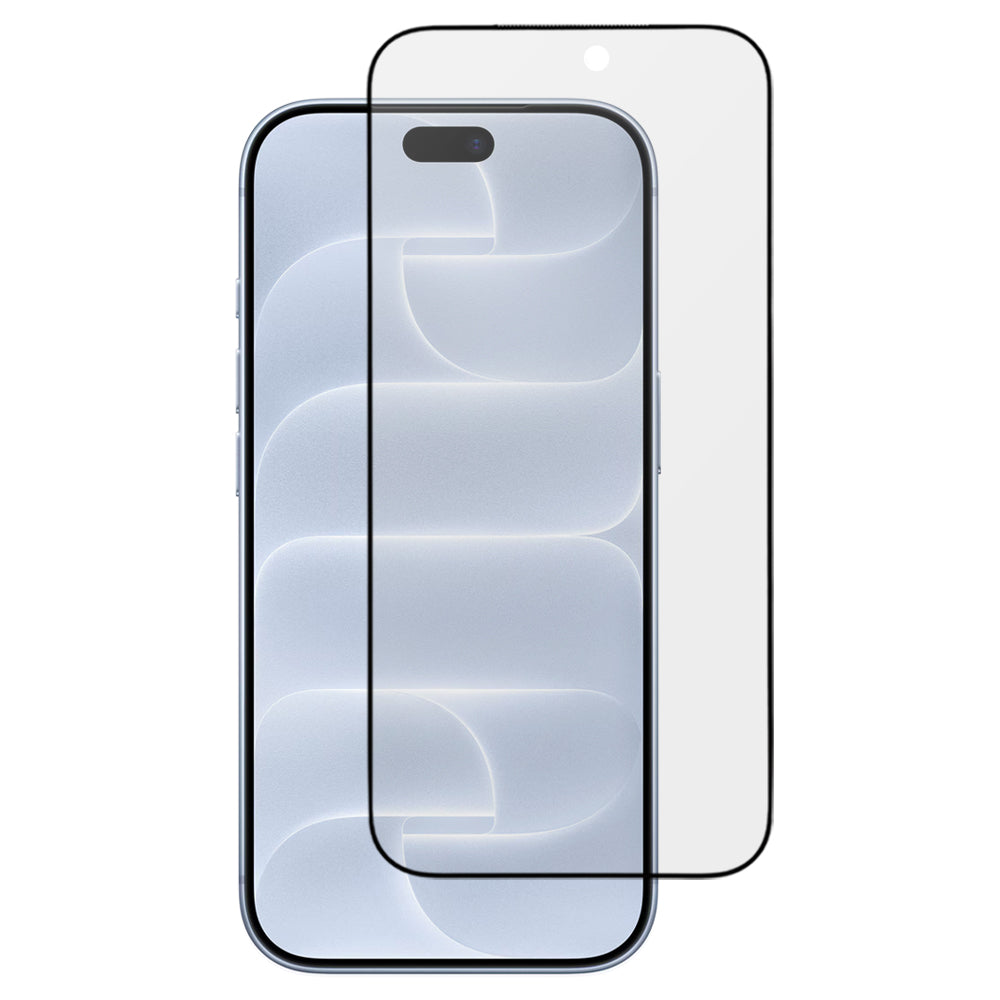 Zaštitno staklo za ekran Matte Blueo Anti Reflective Applicator Pro za Apple iPhone 18 Pro, kaljeno staklo, lepljenje celom površinom, crno