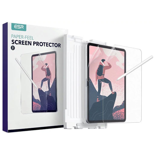 Folija za zaštitu ekrana Matte ESR Paper Feel za Apple iPad (2025) / (2022), Plastika, Set 2 komada