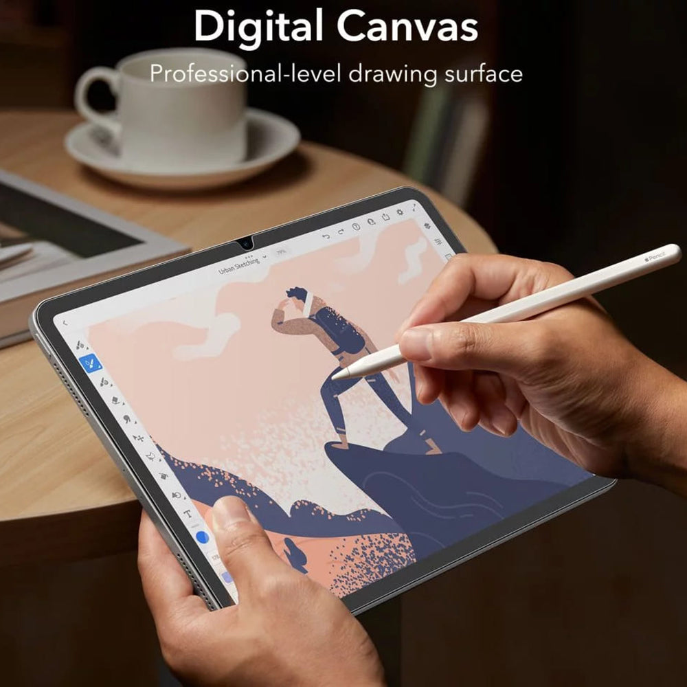 Folija za zaštitu ekrana Matte ESR Paper Feel za Apple iPad (2025) / (2022), Plastika, Set 2 komada