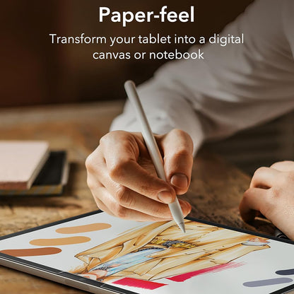 Zaštitna folija Ecran Matte ESR Paper Feel za Apple iPad Air 13 (2025) / Air 13 (2024), Plastika, Full Glue, Set 2 komada