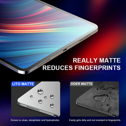 Zaštitna folija Matte Lito Classic za Apple iPad Pro 11 (2024), Kaljeno staklo, Full Glue, 2.5D