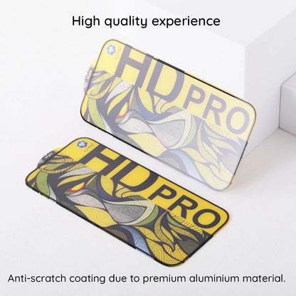 Zaštitna folija za ekran Matte Lito HD Pro za Apple iPhone 16, Kaljeno staklo, Full Glue, Crna