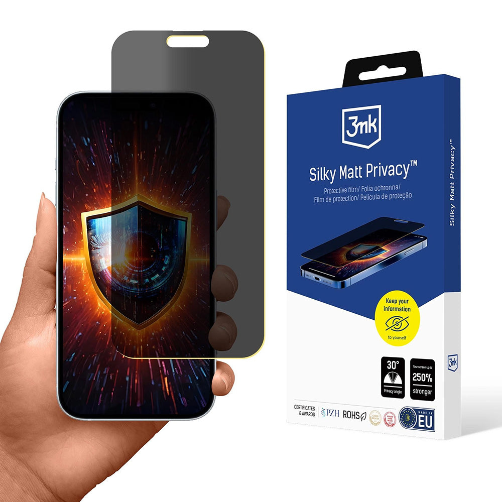 Zaštitna folija Matte Privacy 3MK Silky za Apple iPhone 17 Pro Max, Plastika