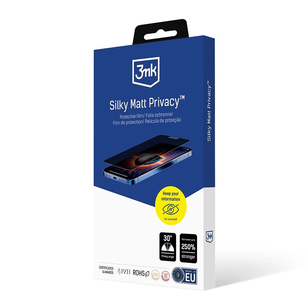 Zaštitna folija Matte Privacy 3MK Silky za Apple iPhone 17 Pro Max, Plastika