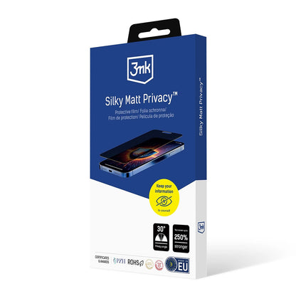 Zaštitna folija Matte Privacy 3MK Silky za Apple iPhone 17 Pro Max, Plastika