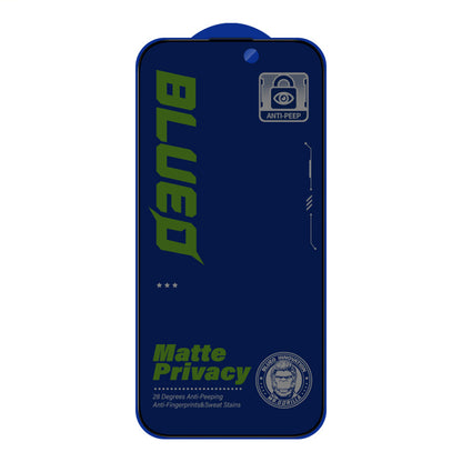 Zaštitna folija Ekran Matte Privacy Blueo Anti-Peep za Apple iPhone 16 Plus / 15 Plus, Kaljeno Staklo, Full Glue