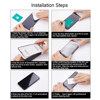 Zaštitna folija za ekran Nillkin CP+ Pro za Xiaomi 17T, Kaljeno staklo, Full Glue, Crna
