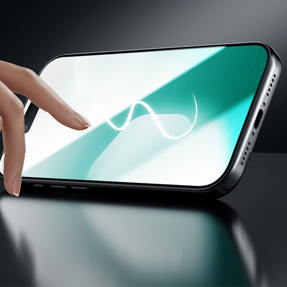 Zaštitna folija za ekran Nillkin CP+ Pro sa aplikatorom za Apple iPhone 16 Pro Max, kaljeno staklo, puna lepak, crna