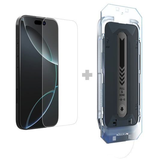 Zaštitna folija za ekran Nillkin H+ Pro sa aplikatorom za Apple iPhone 16 Pro Max, kaljeno staklo, puna lepak