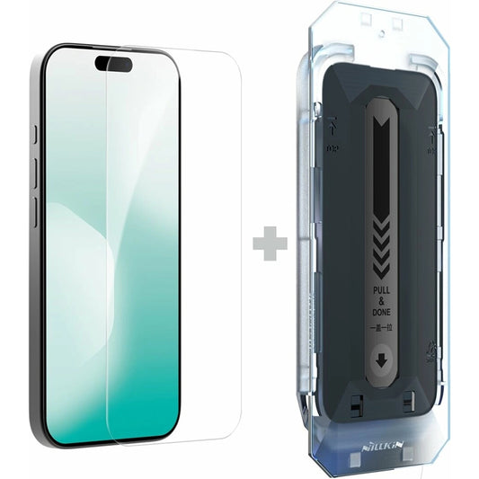 Zaštitna folija za ekran Nillkin H+ Pro sa aplikatorom za Apple iPhone 17, Kaljeno staklo, Full Glue