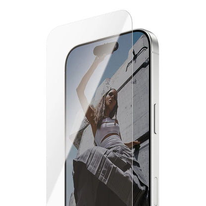Folija za zaštitu ekrana PanzerGlass Safe. Ultra-Wide Fit EasyAligner za Apple iPhone 17 / 16 Pro, Kaljeno staklo, Full Glue.
