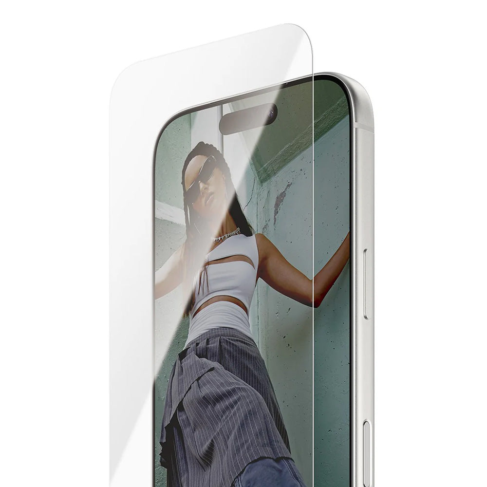 Folija za zaštitu ekrana PanzerGlass Safe. Ultra-Wide Fit EasyAligner za Apple iPhone 17 Pro, Kaljeno staklo, Full Glue.