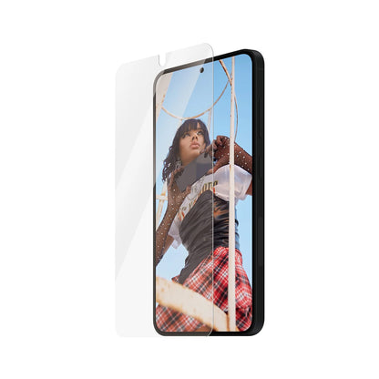 Folija za zaštitu ekrana PanzerGlass Safe. Ultra-Wide Fit EasyAligner za Samsung Galaxy S25 S931 / S24 S921, Kaljeno staklo, Full Glue