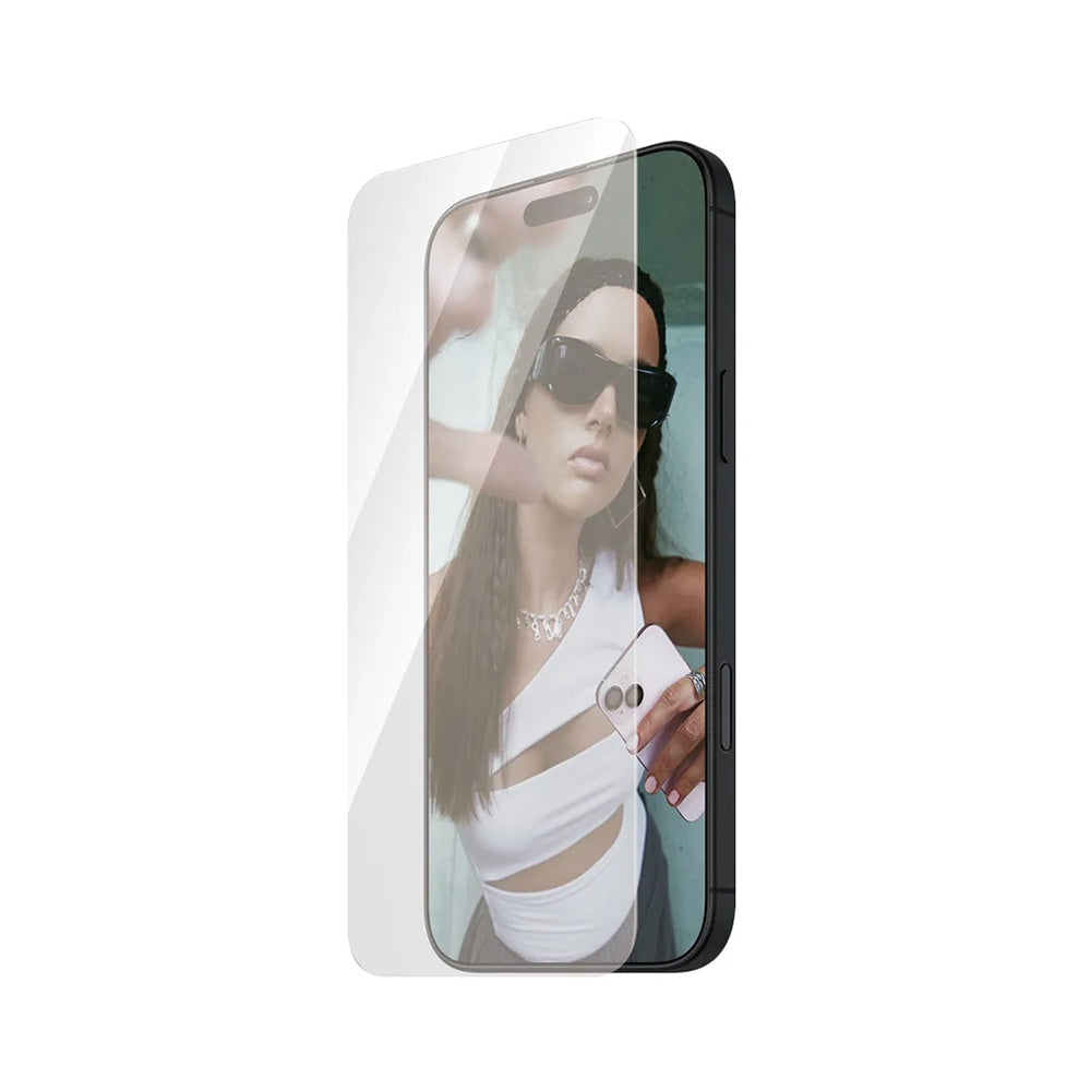 Folija za zaštitu ekrana PanzerGlass Safe. Ultra-Wide Fit za Apple iPhone 16 Pro Max, Kaljeno staklo, Full Glue.
