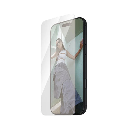 Folija za zaštitu ekrana PanzerGlass Safe. Ultra-Wide Fit za Apple iPhone 16 Pro, Kaljeno staklo, Full Glue.