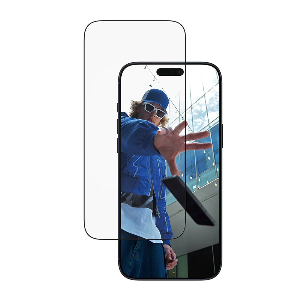 Folija za zaštitu ekrana PanzerGlass Ultra-Wide Fit EasyAligner za Apple iPhone 17 Pro Max, Kaljeno staklo, Full Glue, Crna