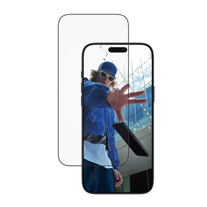 Folija za zaštitu ekrana PanzerGlass Ultra-Wide Fit EasyAligner za Apple iPhone 17 Pro Max, Kaljeno staklo, Full Glue, Crna