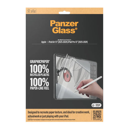 Folija za zaštitu ekrana PanzerGlass Ultra-Wide Fit GraphicPaper za Apple iPad Pro 13 (2025) / Air 13 (2025) / Air 13 (2025) / Pro 13 (2024), Plastika