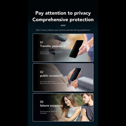 Zaštitna folija Ekran Privacy Anank 1X Reinforced 360 za Apple iPhone 14 Pro, Kaljeno Staklo, Full Glue, 2.5D