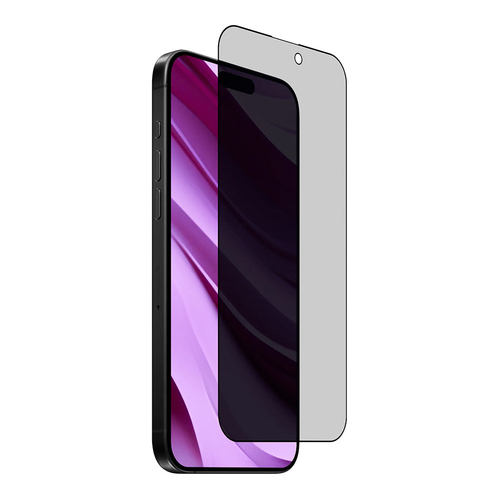 Folija za zaštitu ekrana Privacy Anank 5X Reinforced Applicator za Apple iPhone 17, Kaljeno staklo, Full Glue, 2.5D