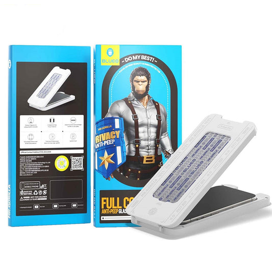 Folija za zaštitu ekrana Privacy Blueo Anti-Peep za Apple iPhone 17 Air, Kaljeno staklo, Full Glue, Set od 5 komada