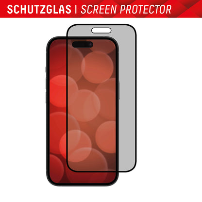 Zaštitna folija Ekran Privacy Displex Real Glass za Apple iPhone 16 Plus, Kaljeno Staklo, Full Glue