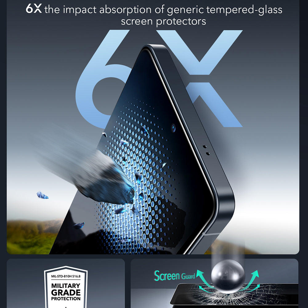 Folija za zaštitu ekrana Privacy ESR Armorite za Samsung Galaxy S26 Ultra, Kaljeno staklo, Full Glue